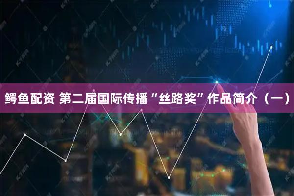 鳄鱼配资 第二届国际传播“丝路奖”作品简介（一）